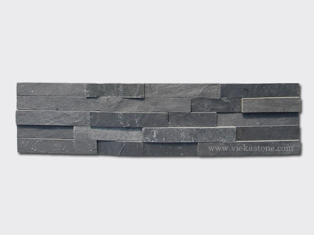 Carbon Black Slate Stone Wall Cladding at Rs 80/sq ft, Stone Wall Cladding  in Rewari